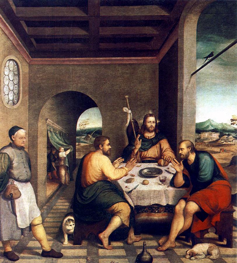 BASSANO, Jacopo Supper at Emmaus sf